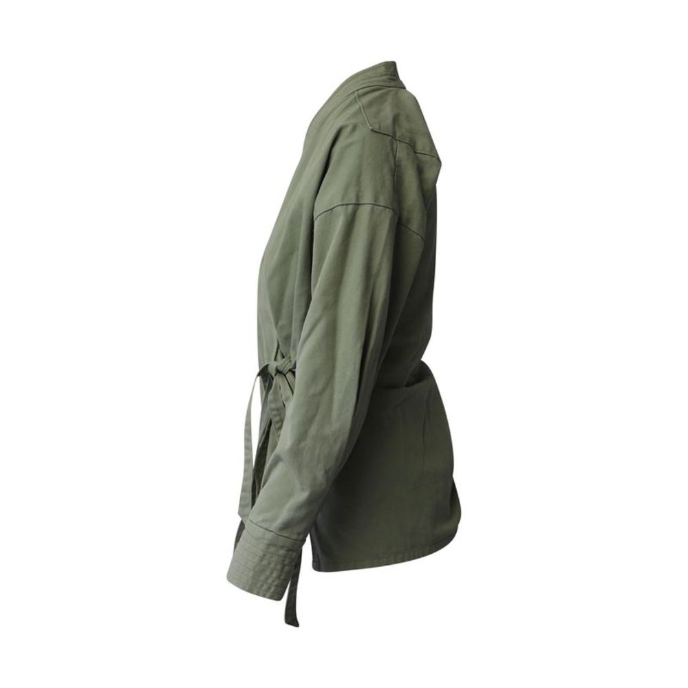 Pre Loved Rachel Comey  Hugh Wrap Jacket in Green Cotton - Picture 9 of 9